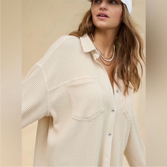 aerie Sweaters - Aerie Anytime Fave Waffle Shirt